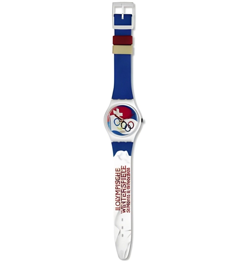 Swatch Olympic Specials St. Moritz 1928 GZ134 - A Rare 1994 Collectible